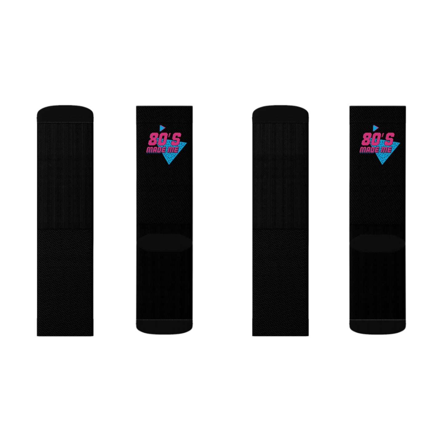 Stronger with Love and Melanin - 80's Made Me - Adult Socks