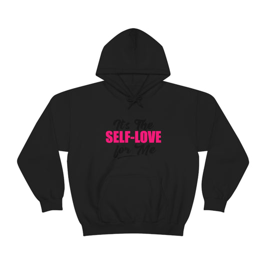 Stronger with Love and Melanin - Self-Love - Hooded Sweatshirt