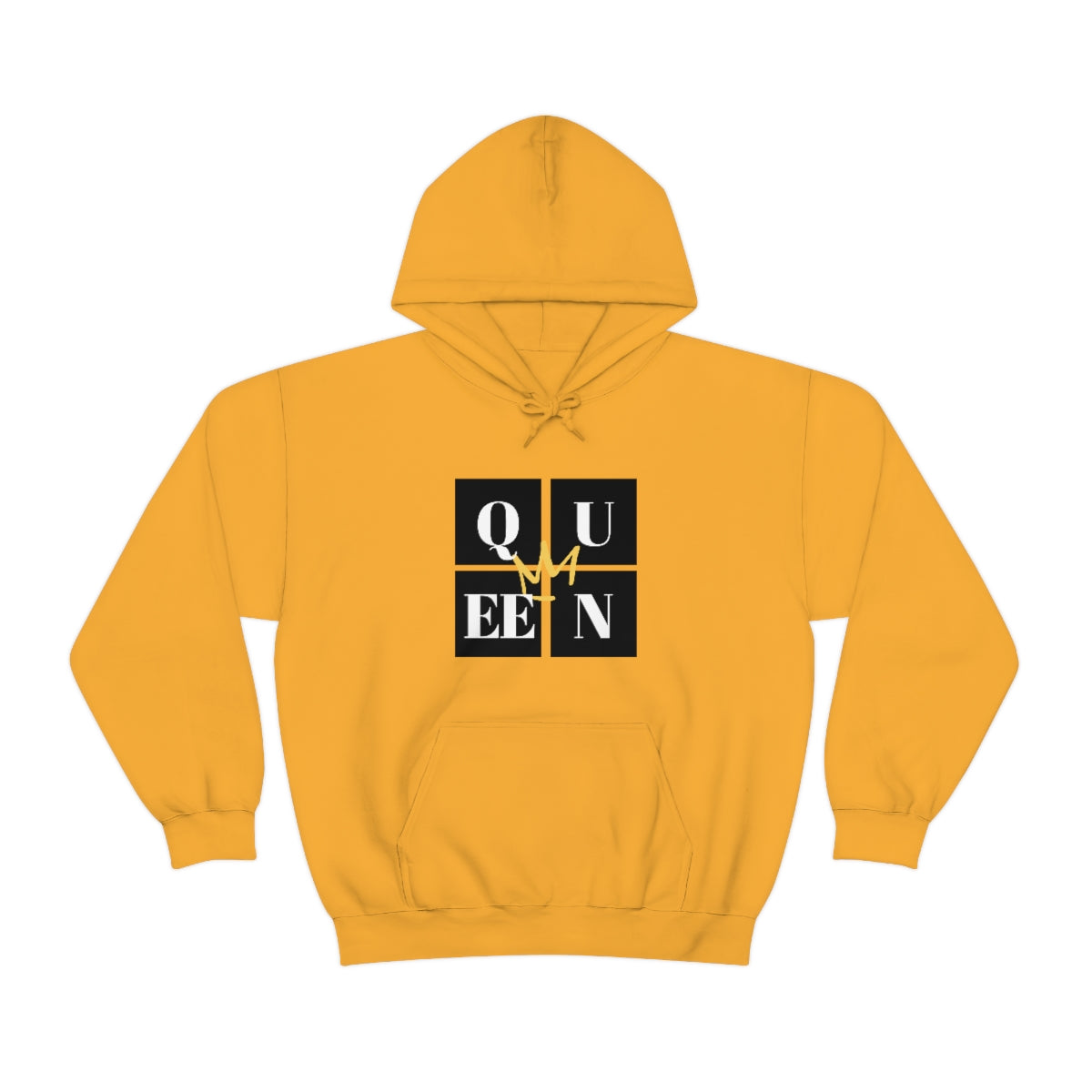 Stronger with Love and Melanin - QUEEN Me - Hooded Sweatshirt
