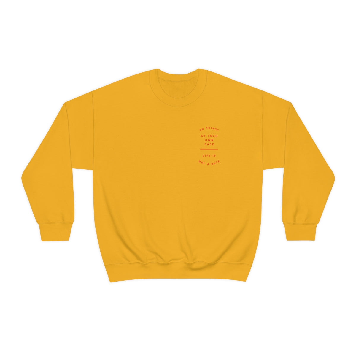 Stronger with Love and Melanin - Life is Not a Race - Crewneck Sweatshirt