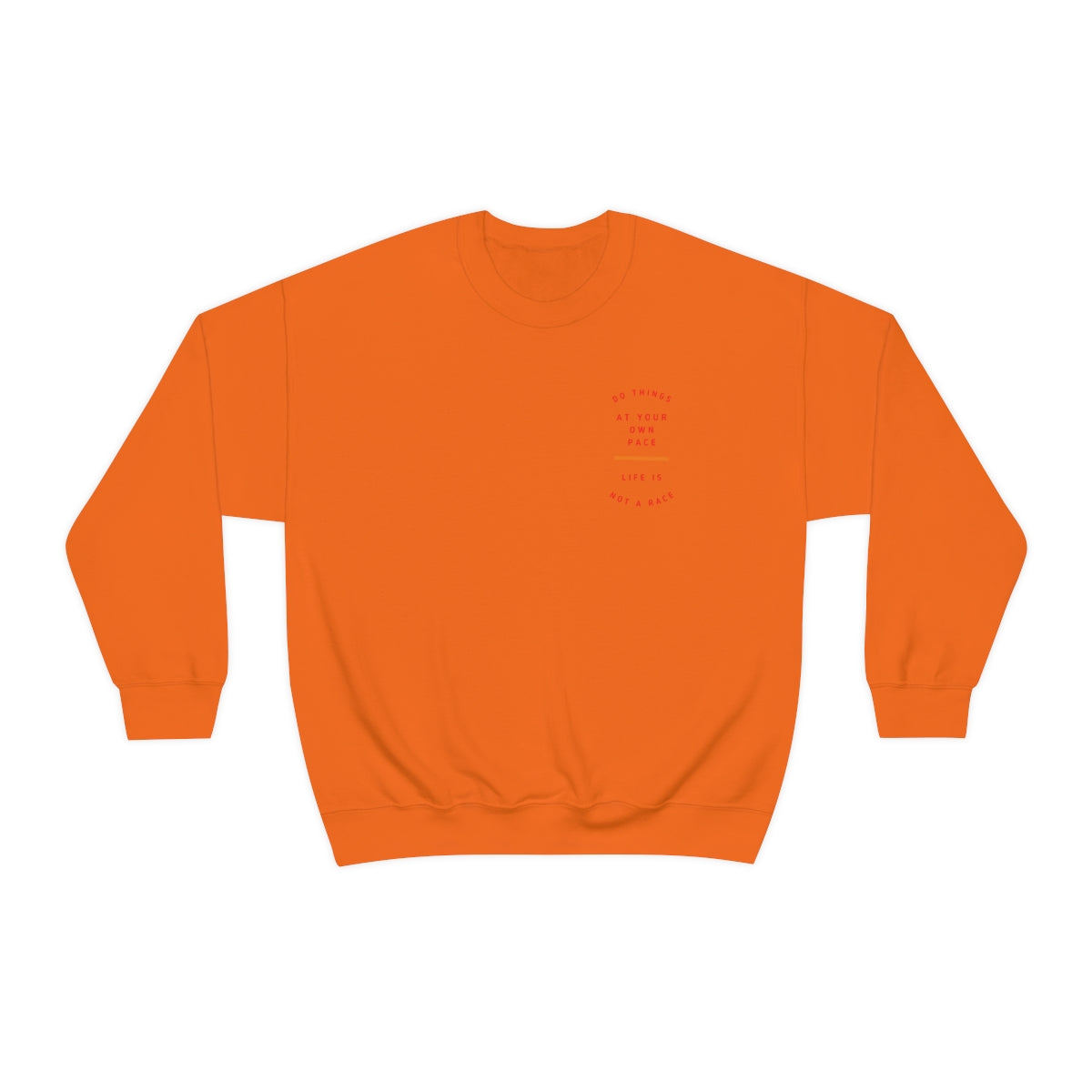 Stronger with Love and Melanin - Life is Not a Race - Crewneck Sweatshirt