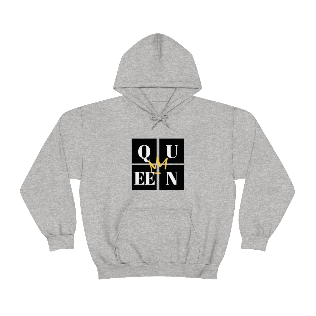 Stronger with Love and Melanin - QUEEN Me - Hooded Sweatshirt