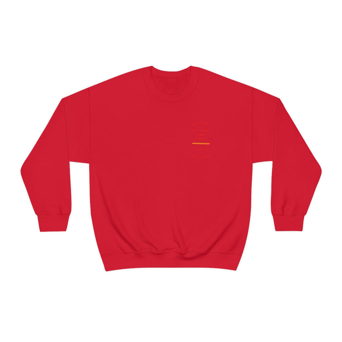 Stronger with Love and Melanin - Life is Not a Race - Crewneck Sweatshirt