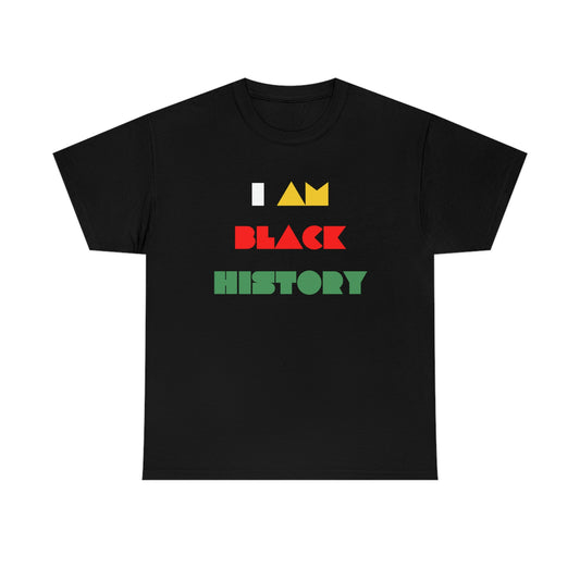 Stronger with Love and Melanin - I Am Black History - Unisex Tee