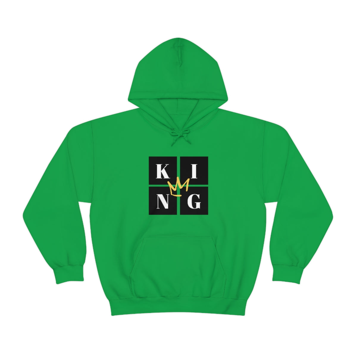 Stronger with Love and Melanin - KING Me - Hooded Sweatshirt
