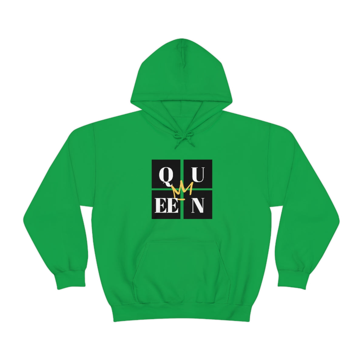 Stronger with Love and Melanin - QUEEN Me - Hooded Sweatshirt