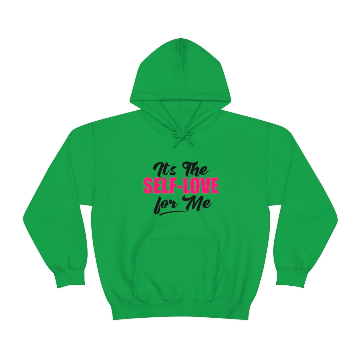 Stronger with Love and Melanin - Self-Love - Hooded Sweatshirt