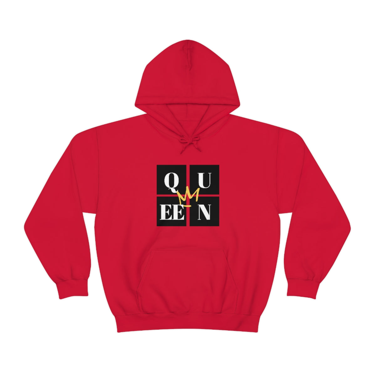 Stronger with Love and Melanin - QUEEN Me - Hooded Sweatshirt