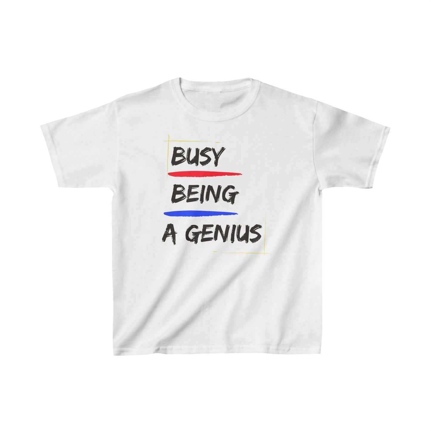 Stronger with Love and Melanin - Busy Being Genius - Kids Tee