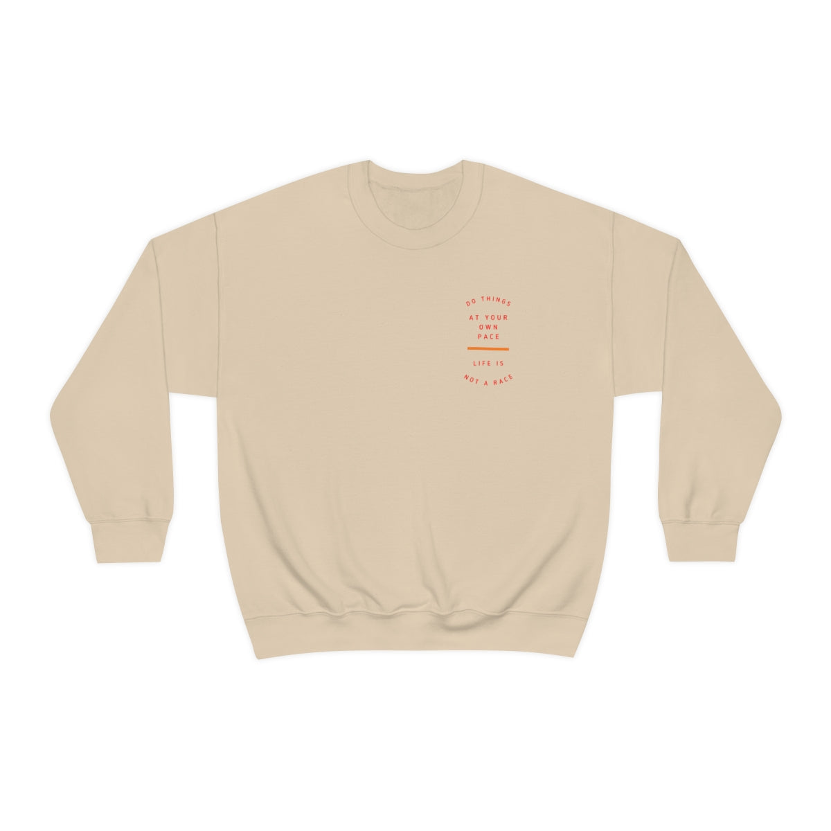 Stronger with Love and Melanin - Life is Not a Race - Crewneck Sweatshirt