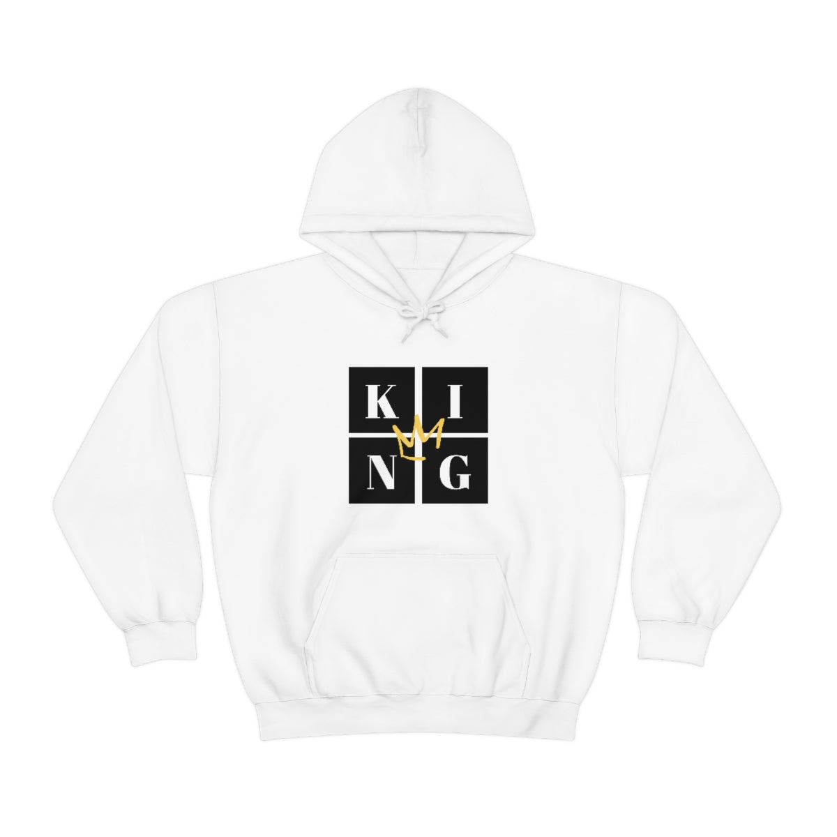 Stronger with Love and Melanin - KING Me - Hooded Sweatshirt