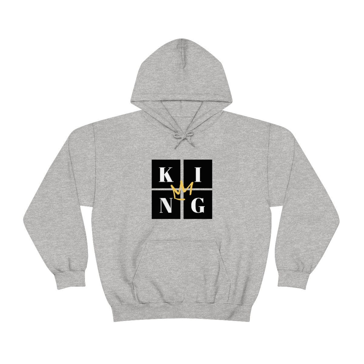 Stronger with Love and Melanin - KING Me - Hooded Sweatshirt