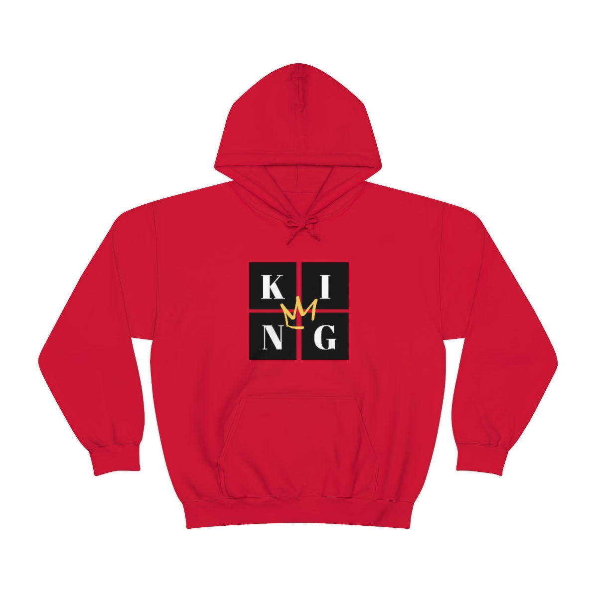 Stronger with Love and Melanin - KING Me - Hooded Sweatshirt