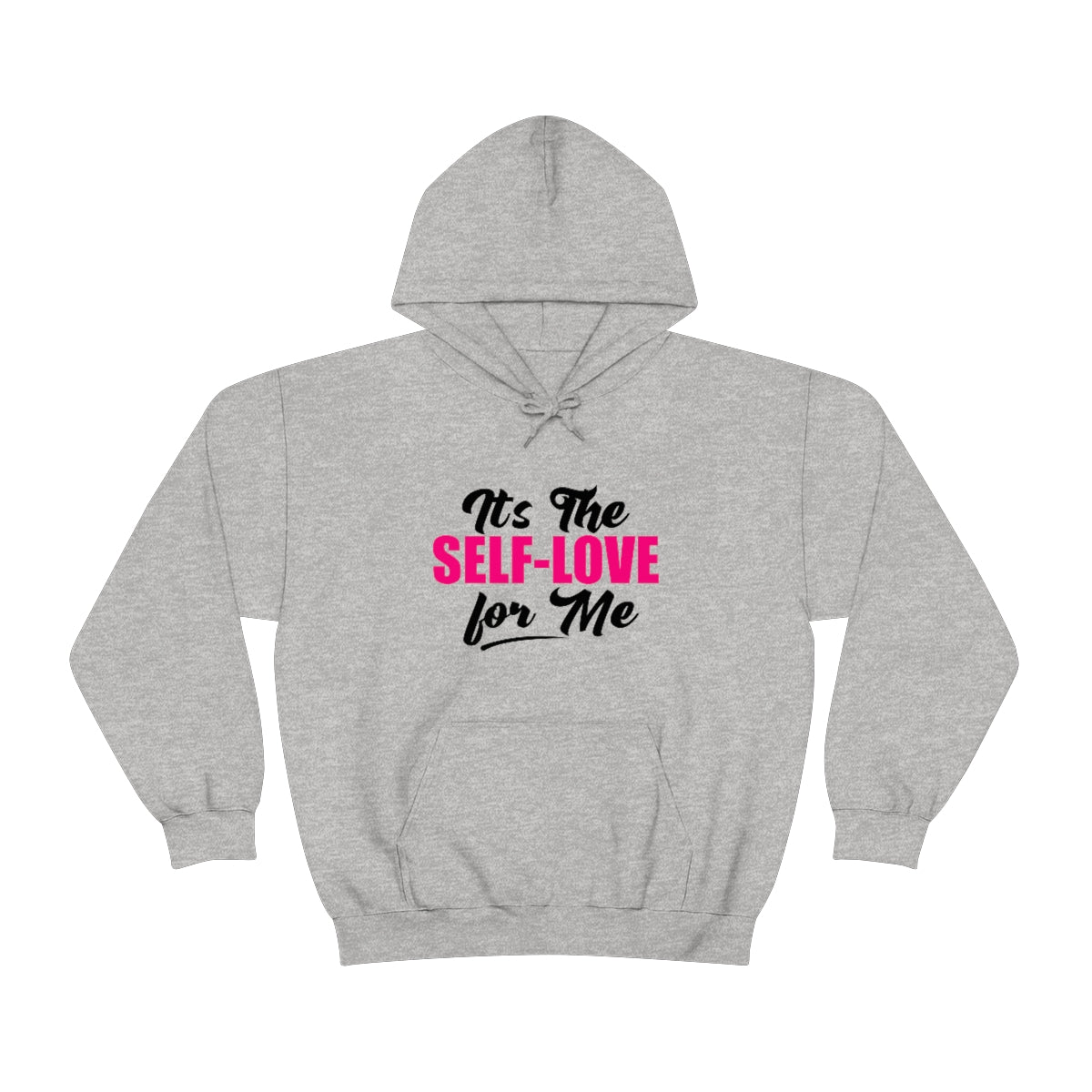 Stronger with Love and Melanin - Self-Love - Hooded Sweatshirt