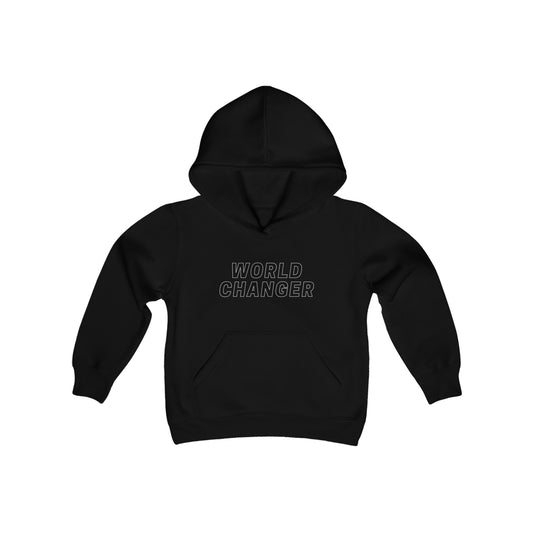 Stronger with Love and Melanin - World Changer - Kids Hooded Sweatshirt