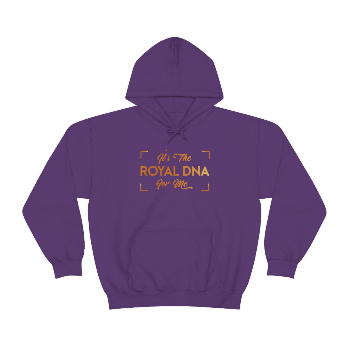 Stronger with Love and Melanin - Royal DNA - Hooded Sweatshirt