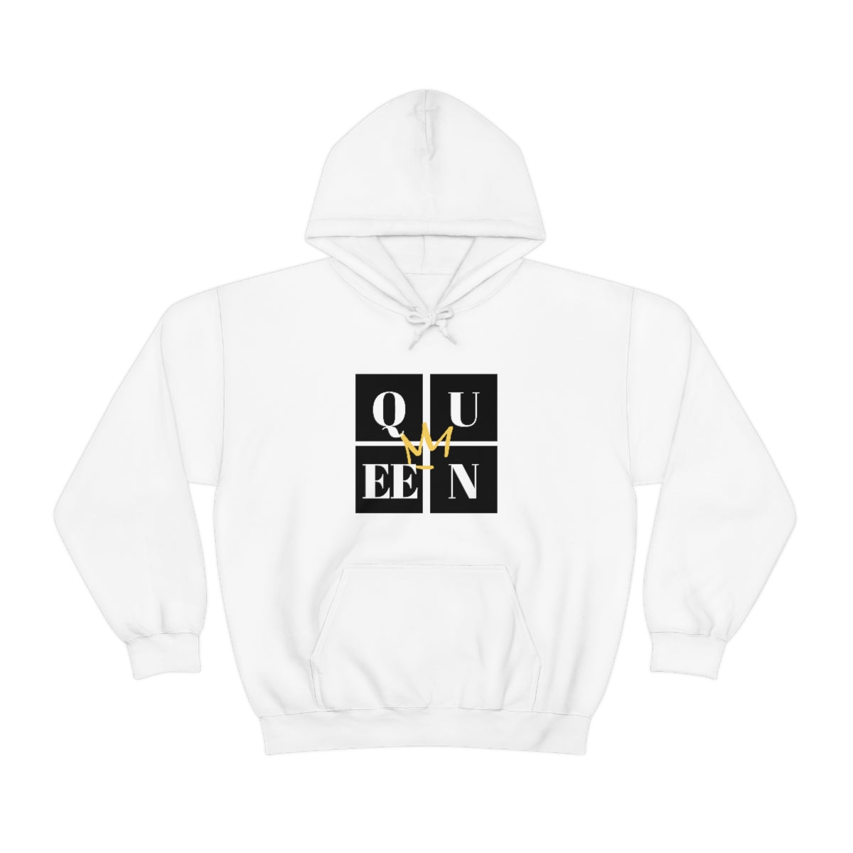 Stronger with Love and Melanin - QUEEN Me - Hooded Sweatshirt