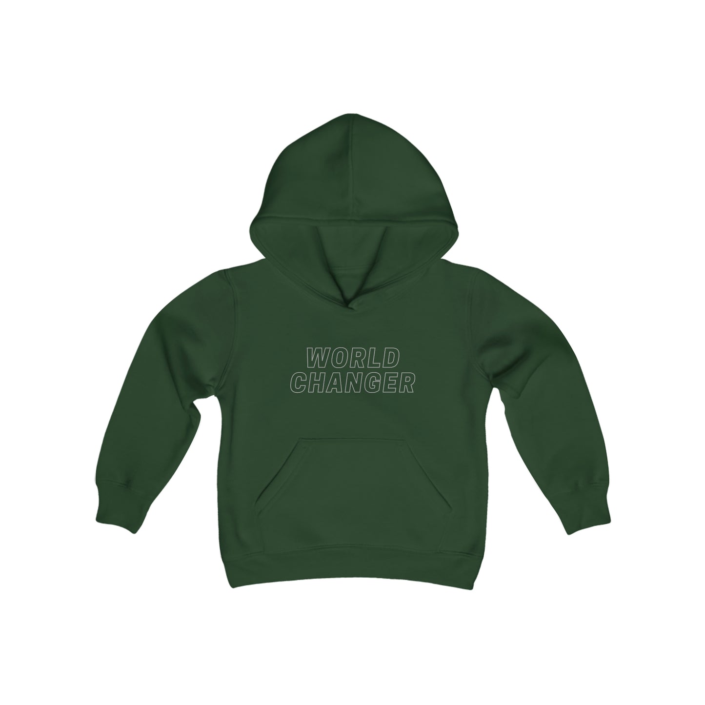 Stronger with Love and Melanin - World Changer - Kids Hooded Sweatshirt