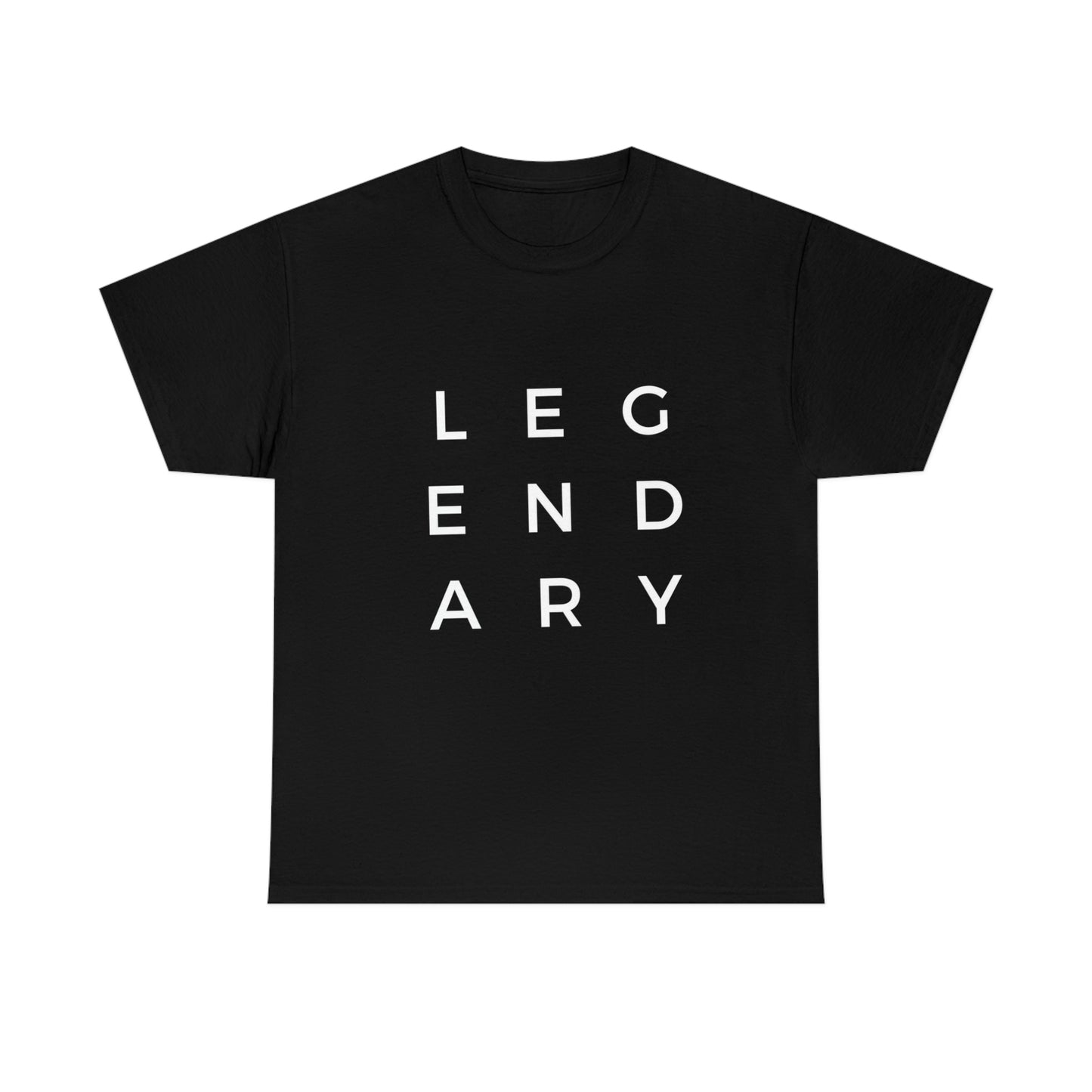 Stronger with Love and Melanin - Legendary Short Sleeve Crewneck Tee (White Letters)