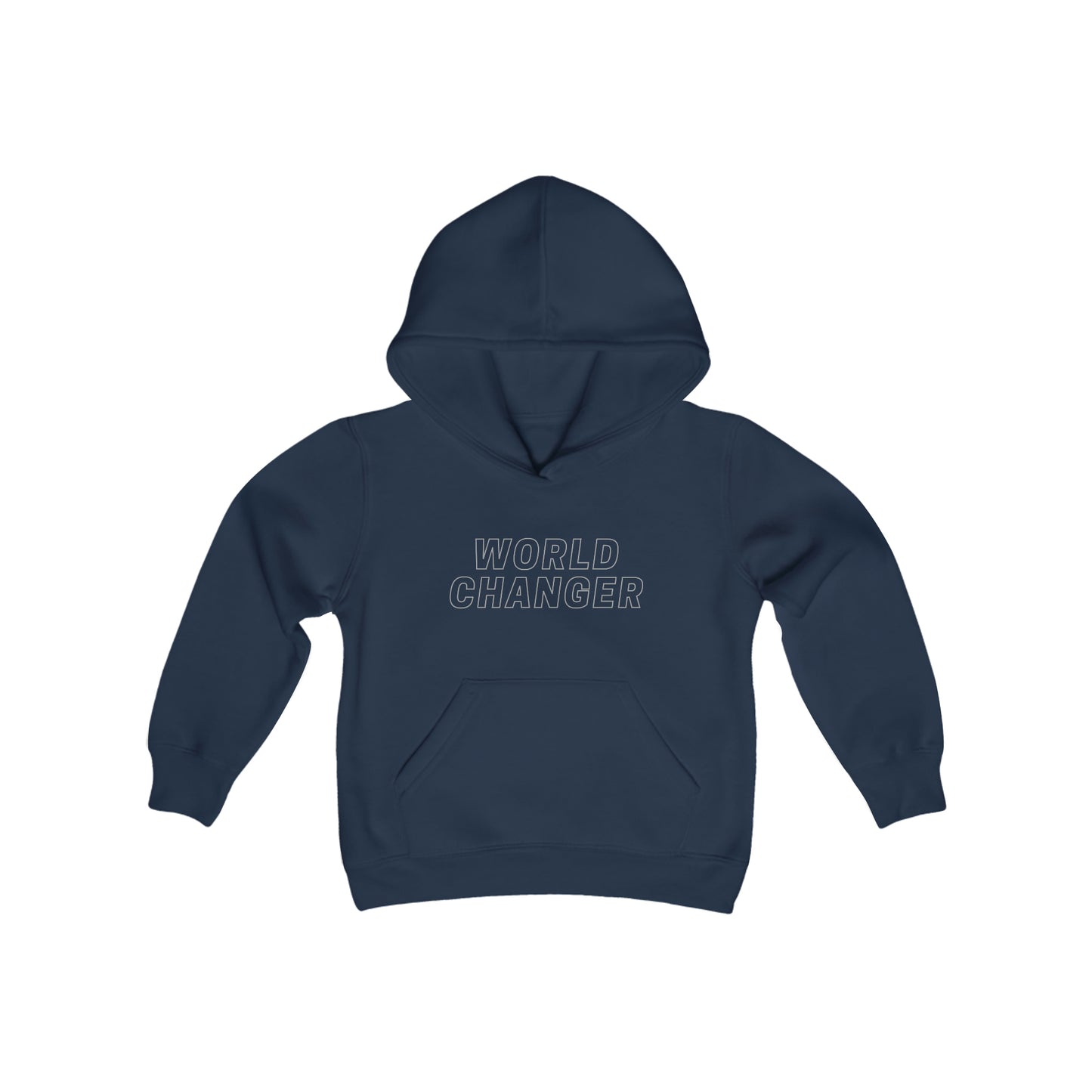 Stronger with Love and Melanin - World Changer - Kids Hooded Sweatshirt