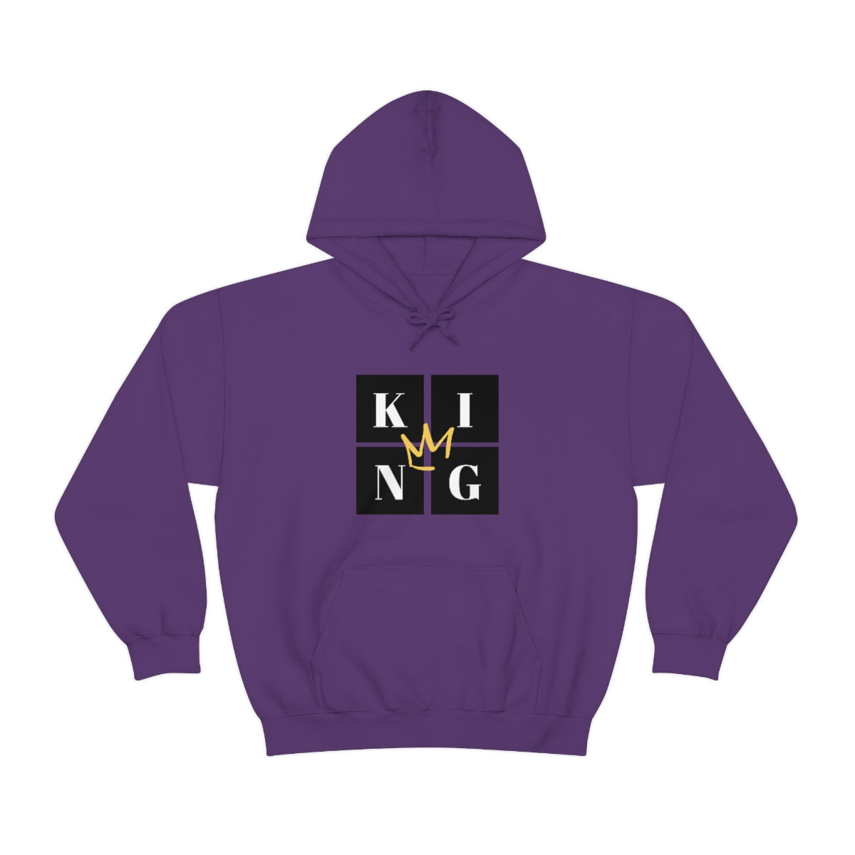 Stronger with Love and Melanin - KING Me - Hooded Sweatshirt
