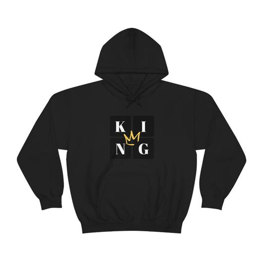 Stronger with Love and Melanin - KING Me - Hooded Sweatshirt