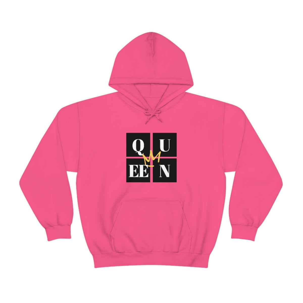 Stronger with Love and Melanin - QUEEN Me - Hooded Sweatshirt